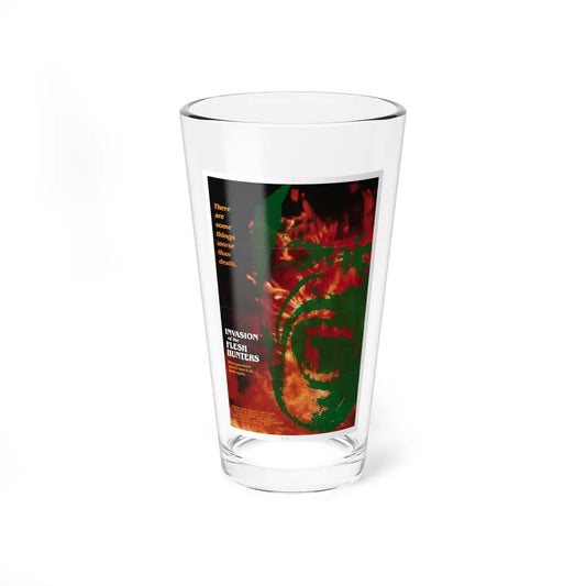 INVASION OF THE FLESH HUNTERS (2) 1980 Movie Poster - Pint Glass 16oz-16oz-Go Mug Yourself