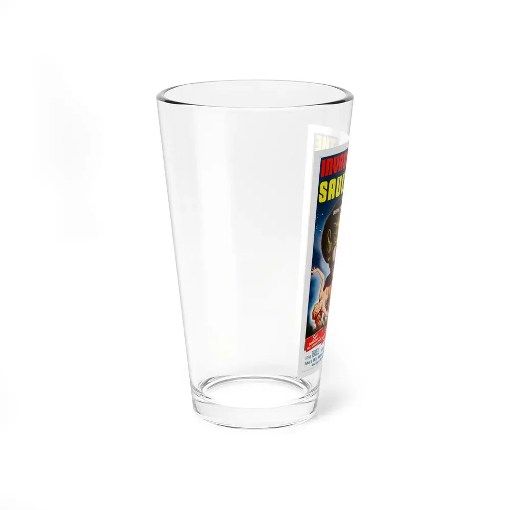 INVASION OF THE SAUCER-MEN 1957 Movie Poster - Pint Glass 16oz - Go Mug Yourself