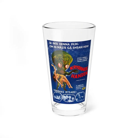 INVASION OF THE SAUCER-MEN (SWEDISH) 1957 Movie Poster - Pint Glass 16oz 16oz - Go Mug Yourself