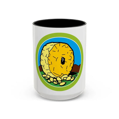 Inventing (Boy Scout Merit Badge) Accent Coffee Mug 15oz Black - Go Mug Yourself
