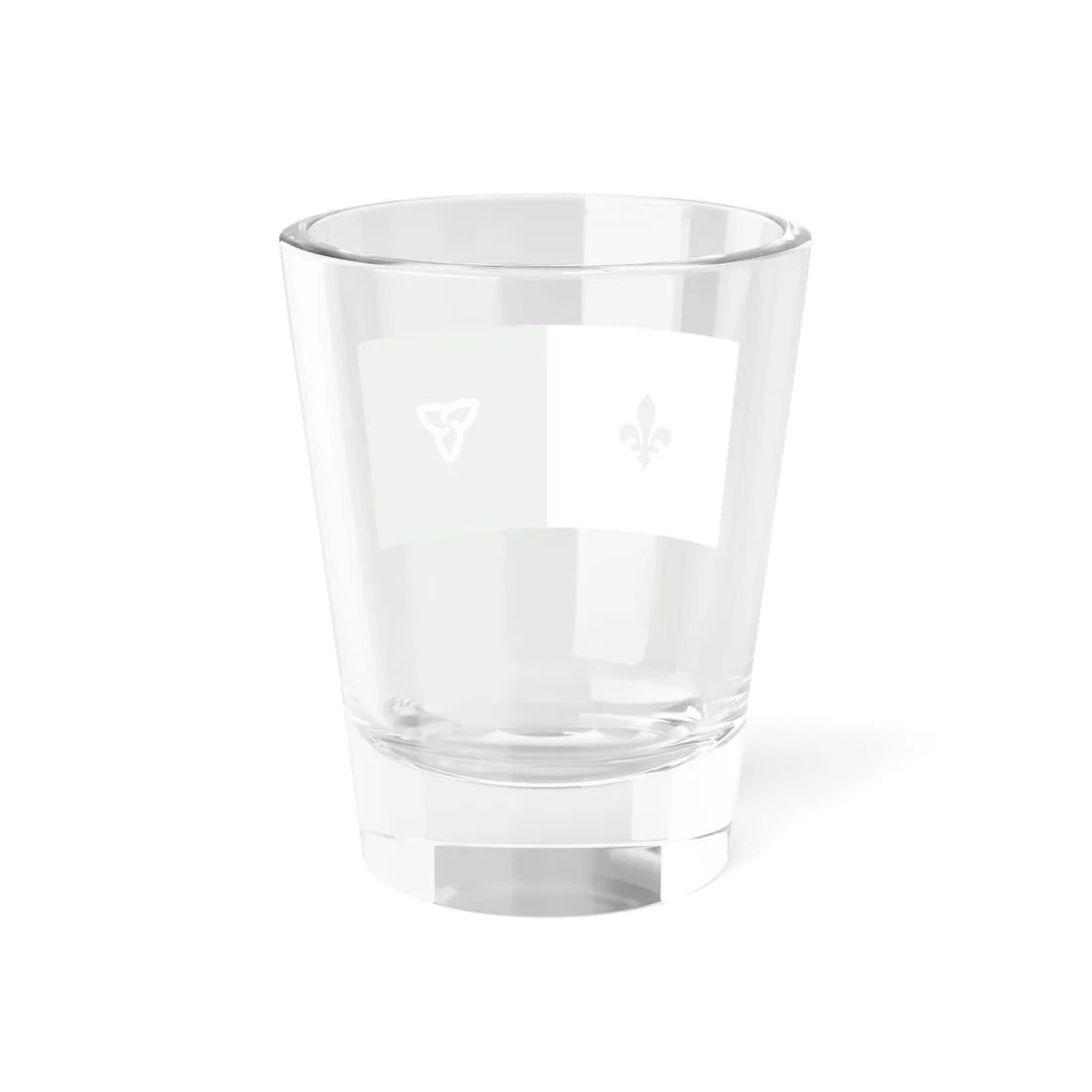 Inverted Franco-Ontarian flag (Canada) Shot Glass 1.5oz - Go Mug Yourself
