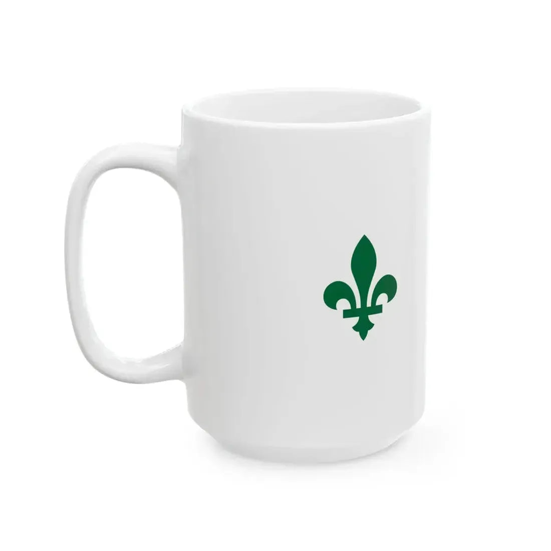 Inverted Franco-Ontarian flag (Canada) White Coffee Mug - Go Mug Yourself