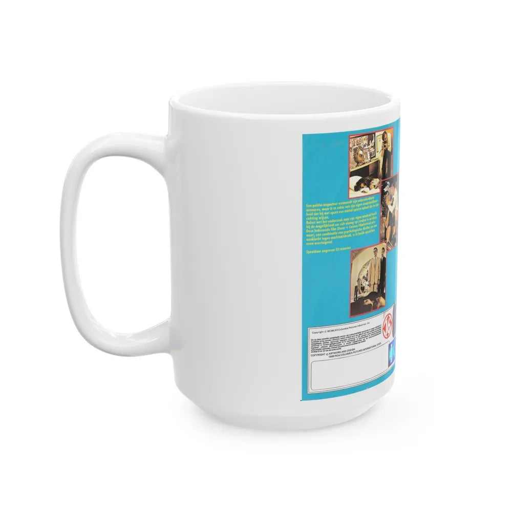 INVESTIGATION OF A CITIZEN ABOVE SUSPICION (VHS COVER) - White Coffee Mug-Go Mug Yourself