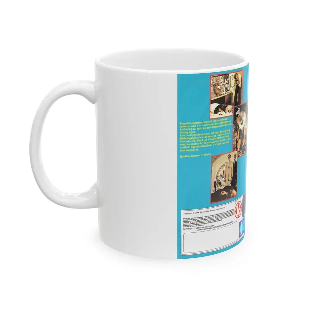INVESTIGATION OF A CITIZEN ABOVE SUSPICION (VHS COVER) - White Coffee Mug - Go Mug Yourself