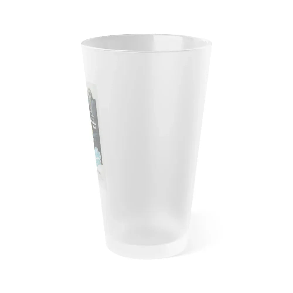 INVISIBLE AVENGER 1958 Movie Poster - Frosted Pint Glass 16oz - Go Mug Yourself