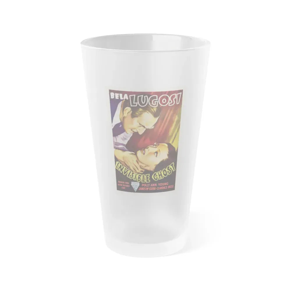 INVISIBLE GHOST 1941 Movie Poster - Frosted Pint Glass 16oz 16oz Frosted - Go Mug Yourself