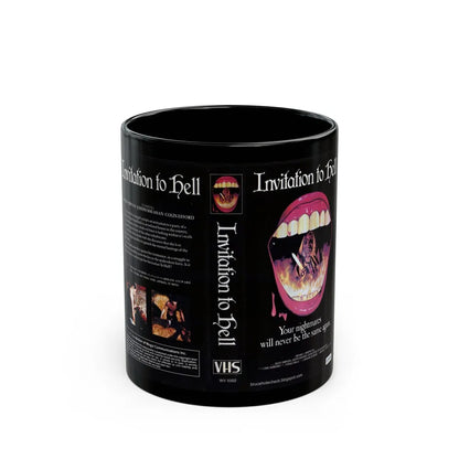 INVITATION TO HELL (VHS COVER) - Black Coffee Mug-11oz-Go Mug Yourself