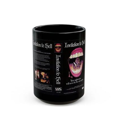 INVITATION TO HELL (VHS COVER) - Black Coffee Mug 15oz - Go Mug Yourself