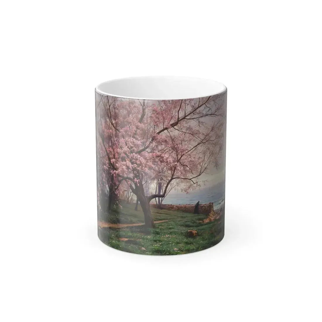 Iosif Evstafevich Krachkovsky (1854-1914) Spring in Crimea - Oil on Canvas 1904 - Color Changing Mug 11oz 11oz - Go Mug Yourself