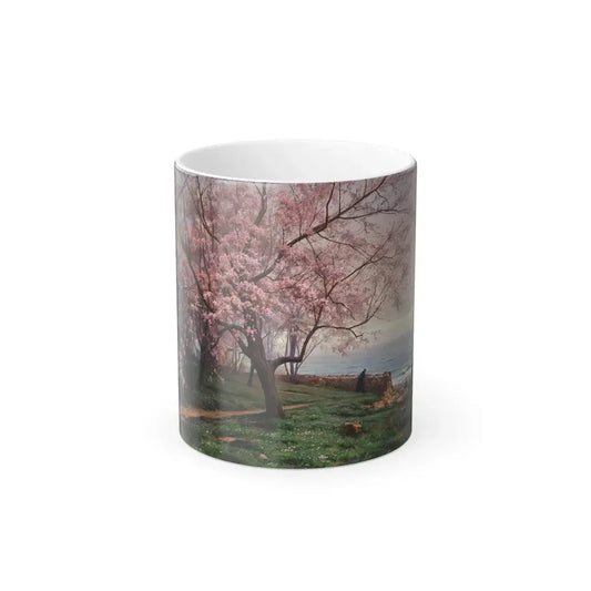 Iosif Evstafevich Krachkovsky (1854-1914) Spring in Crimea - Oil on Canvas 1904 - Color Changing Mug 11oz 11oz - Go Mug Yourself