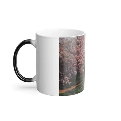 Iosif Evstafevich Krachkovsky (1854-1914) Spring in Crimea - Oil on Canvas 1904 - Color Changing Mug 11oz - Go Mug Yourself