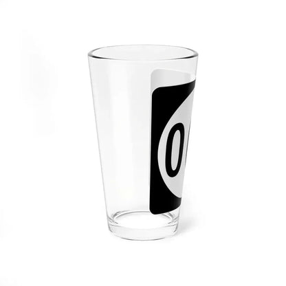 Iowa 000 (Iowa) (Road Sign) Pint Glss 16oz - Go Mug Yourself