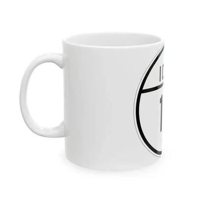 Iowa 10 1926 (Iowa) (Road Sign) White Coffee Mug - Go Mug Yourself