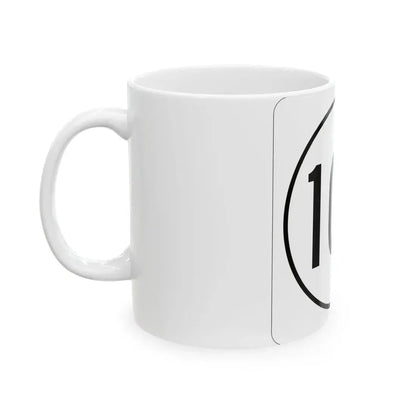 Iowa 100 1948 (Iowa) (Road Sign) White Coffee Mug - Go Mug Yourself
