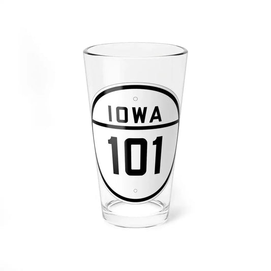 Iowa 101 1926 (Iowa) (Road Sign) Pint Glss 16oz 16oz - Go Mug Yourself