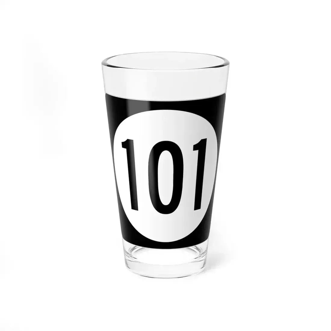 Iowa 101 (Iowa) (Road Sign) Pint Glass 16oz 16oz - Go Mug Yourself