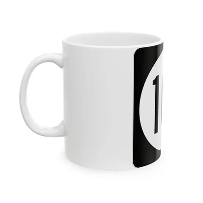 Iowa 101 (Iowa) (Road Sign) White Coffee Mug - Go Mug Yourself