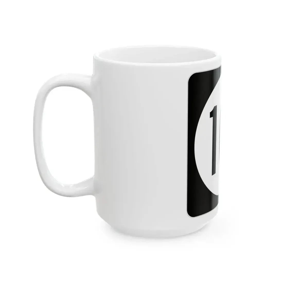 Iowa 101 (Iowa) (Road Sign) White Coffee Mug - Go Mug Yourself