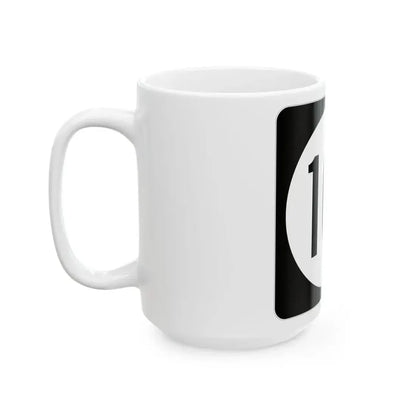 Iowa 101 (Iowa) (Road Sign) White Coffee Mug - Go Mug Yourself