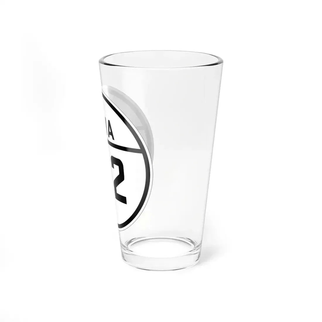 Iowa 102 1926 (Iowa) (Road Sign) Pint Glss 16oz - Go Mug Yourself