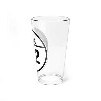 Iowa 102 1926 (Iowa) (Road Sign) Pint Glss 16oz - Go Mug Yourself