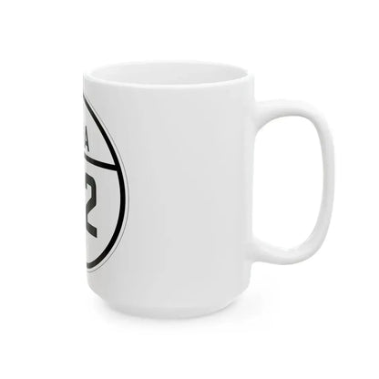 Iowa 102 1926 (Iowa) (Road Sign) White Coffee Mug - Go Mug Yourself