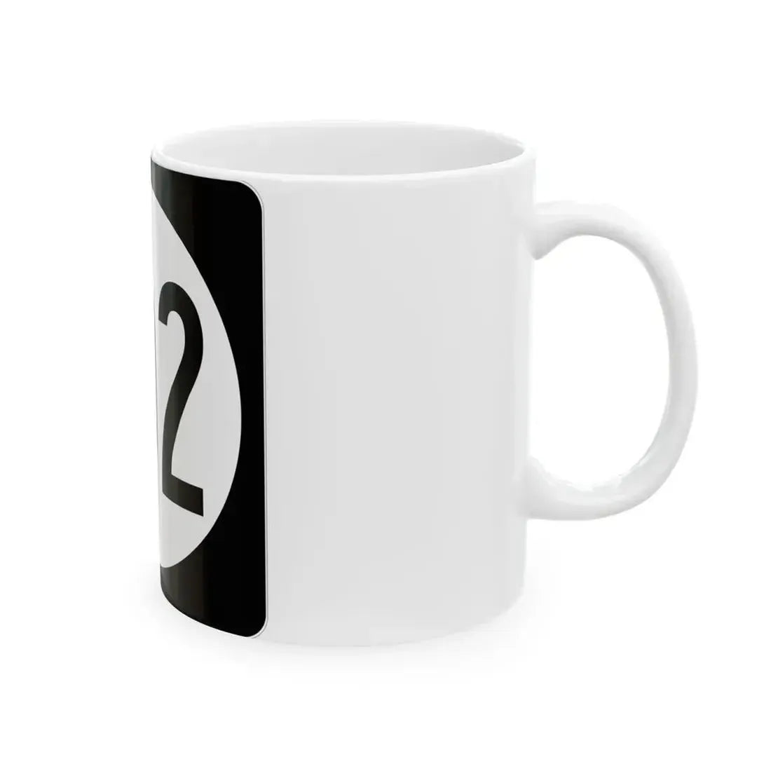 Iowa 102 (Iowa) (Road Sign) White Coffee Mug - Go Mug Yourself