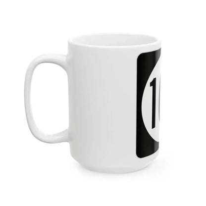 Iowa 102 (Iowa) (Road Sign) White Coffee Mug - Go Mug Yourself