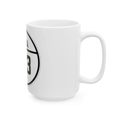 Iowa 103 1926 (Iowa) (Road Sign) White Coffee Mug - Go Mug Yourself