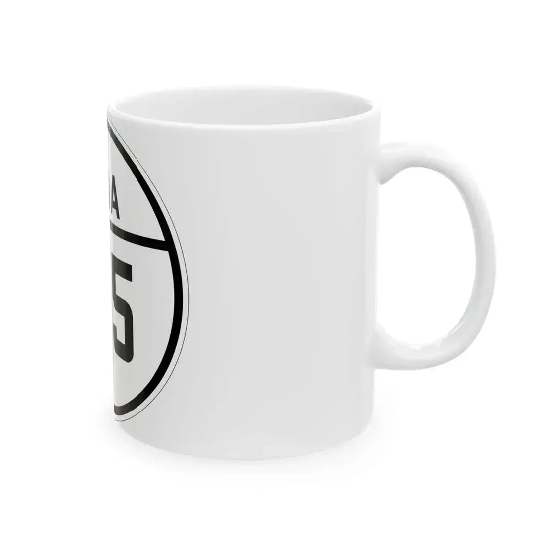 Iowa 105 1926 (Iowa) (Road Sign) White Coffee Mug - Go Mug Yourself