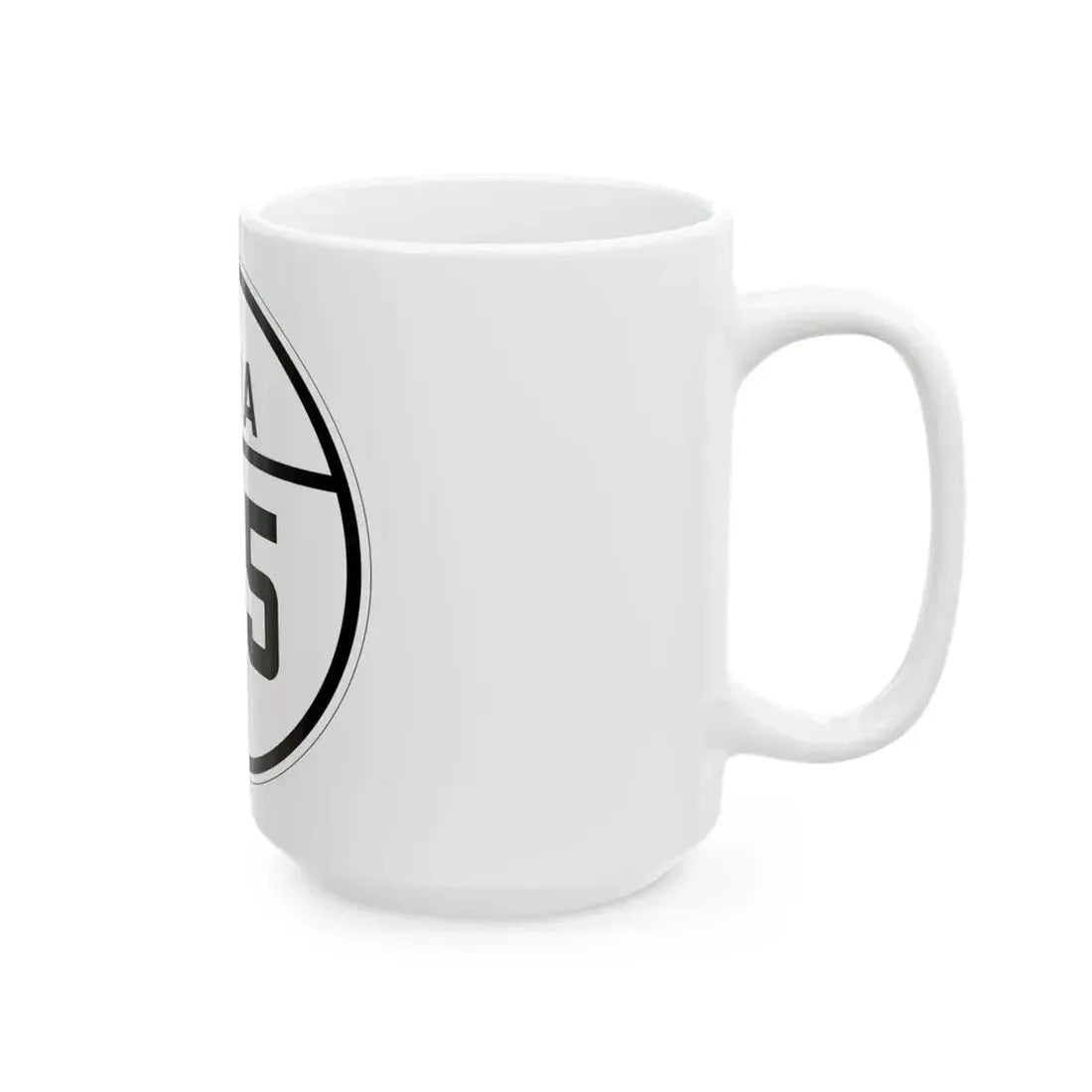 Iowa 105 1926 (Iowa) (Road Sign) White Coffee Mug - Go Mug Yourself