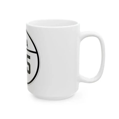 Iowa 105 1926 (Iowa) (Road Sign) White Coffee Mug - Go Mug Yourself