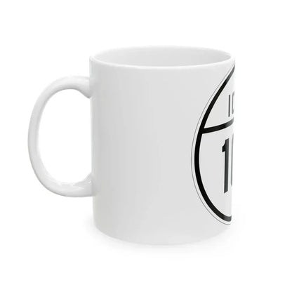 Iowa 107 1926 (Iowa) (Road Sign) White Coffee Mug - Go Mug Yourself