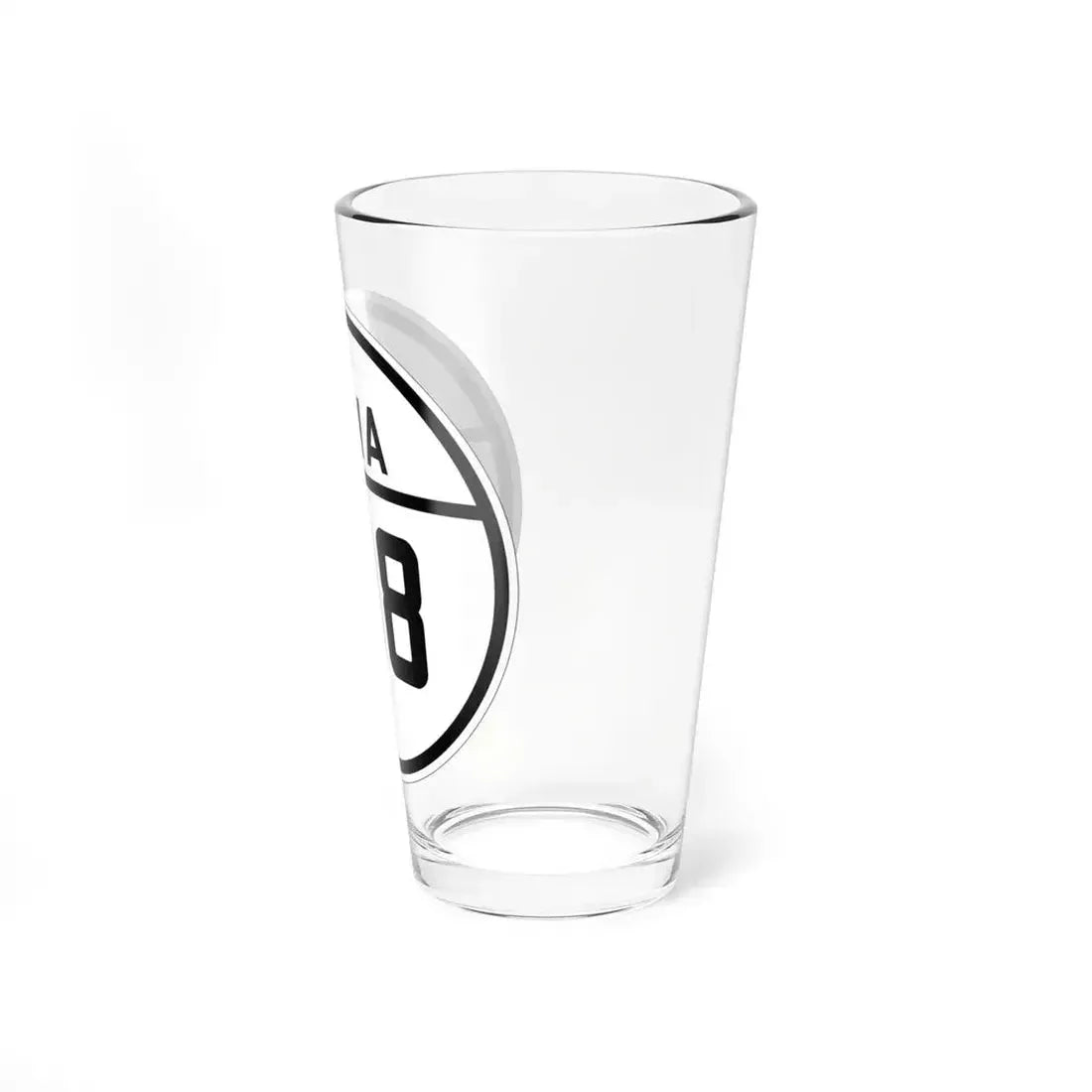 Iowa 108 1926 (Iowa) (Road Sign) Pint Glass 16oz - Go Mug Yourself