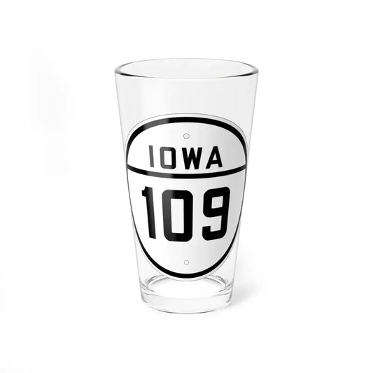 Iowa 109 1926 (Iowa) (Road Sign) Pint Glss 16oz 16oz - Go Mug Yourself
