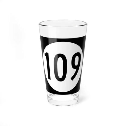 Iowa 109 (Iowa) (Road Sign) Pint Glss 16oz 16oz - Go Mug Yourself