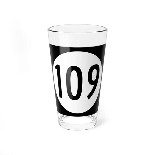 Iowa 109 (Iowa) (Road Sign) Pint Glss 16oz 16oz - Go Mug Yourself