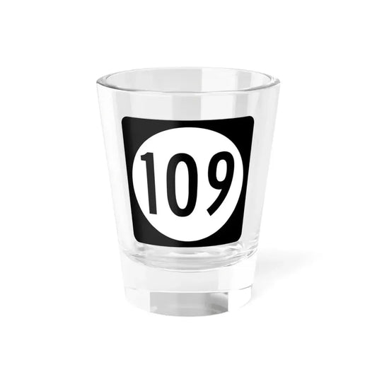 Iowa 109 (Iowa) (Road Sign) Shot Glass 1.5oz 1.5oz - Go Mug Yourself