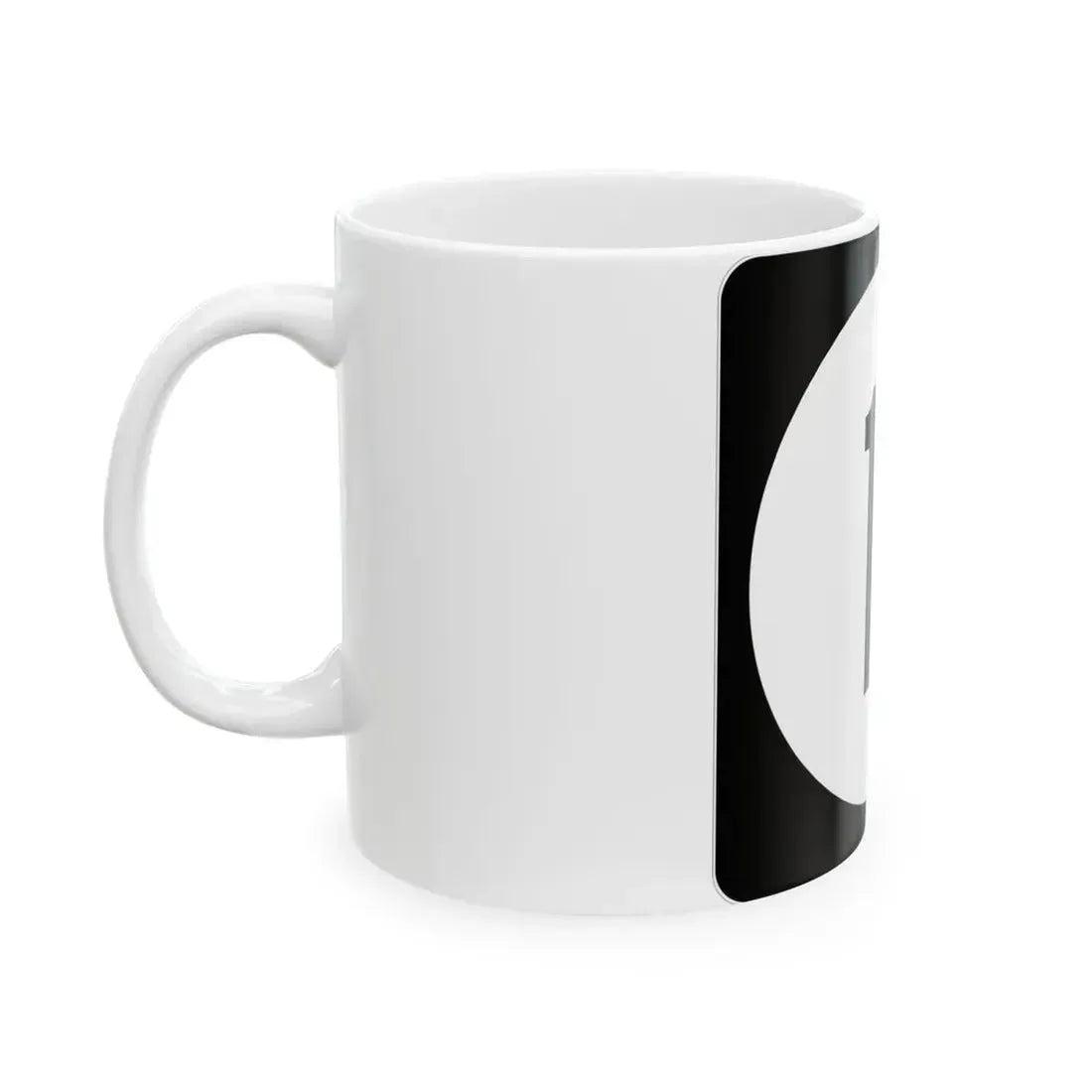 Iowa 11 (Iowa) (Road Sign) White Coffee Mug - Go Mug Yourself