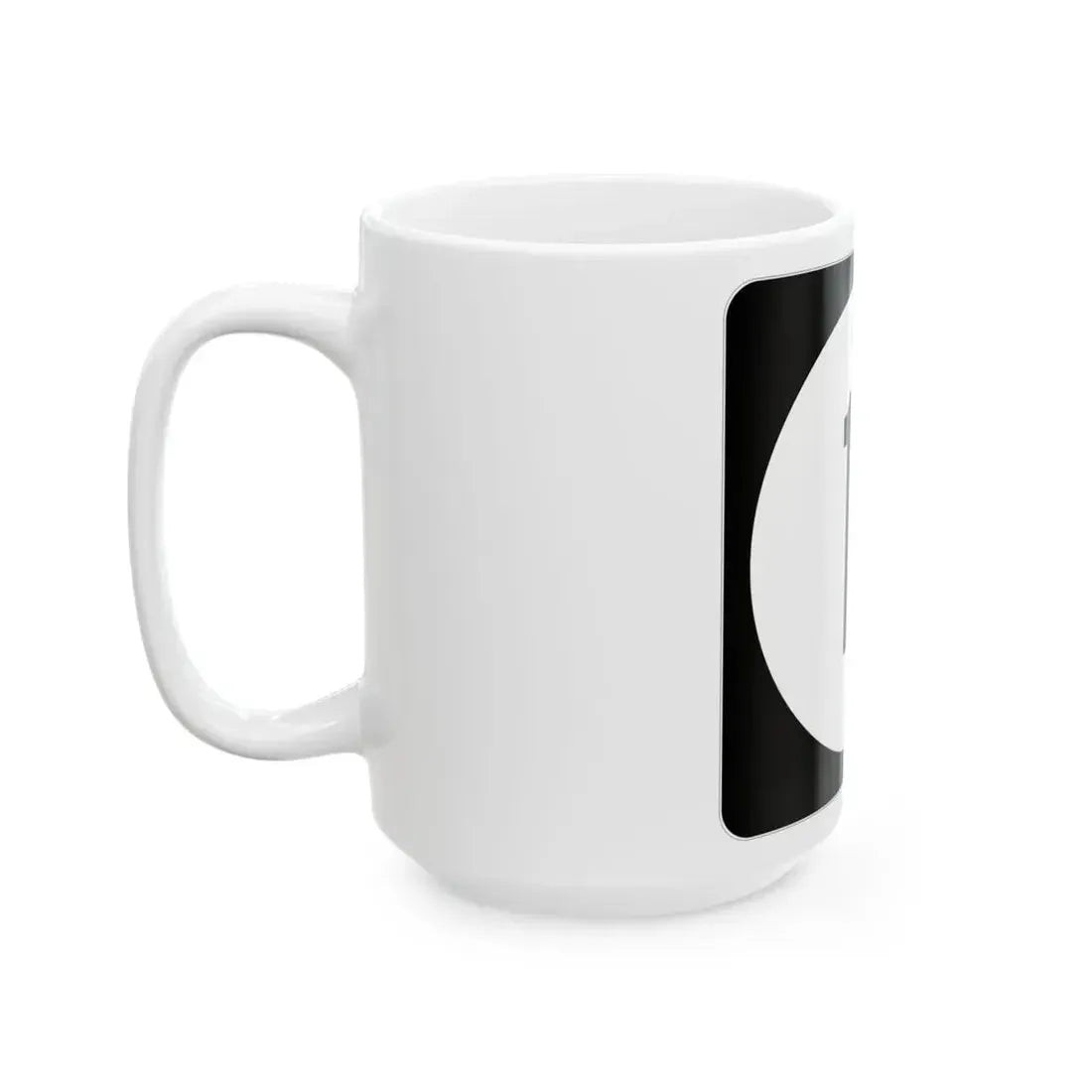 Iowa 11 (Iowa) (Road Sign) White Coffee Mug - Go Mug Yourself