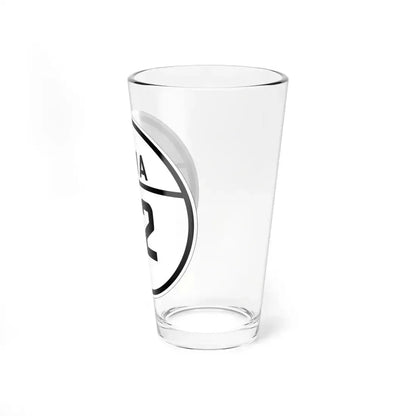 Iowa 112 1926 (Iowa) (Road Sign) Pint Glass 16oz - Go Mug Yourself