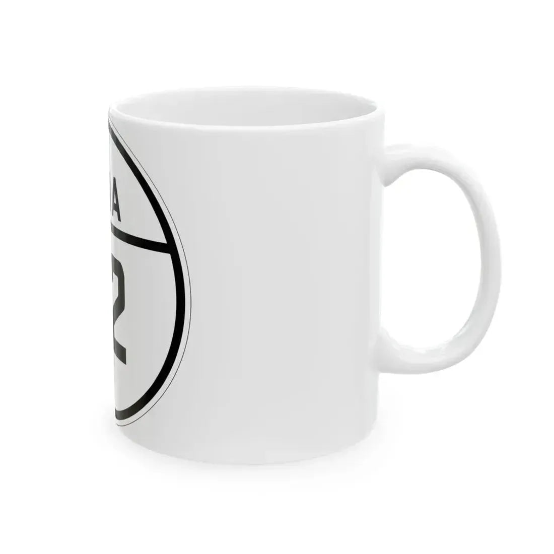Iowa 112 1926 (Iowa) (Road Sign) White Coffee Mug - Go Mug Yourself