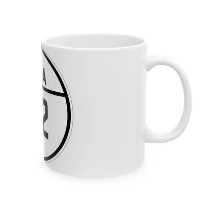 Iowa 112 1926 (Iowa) (Road Sign) White Coffee Mug - Go Mug Yourself