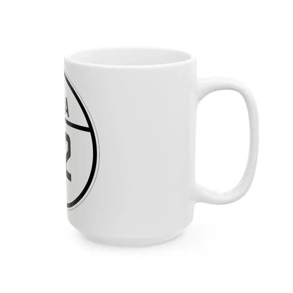 Iowa 112 1926 (Iowa) (Road Sign) White Coffee Mug - Go Mug Yourself