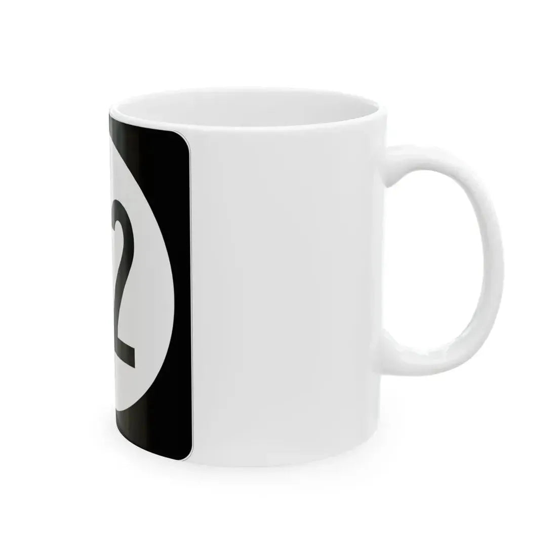 Iowa 112 (Iowa) (Road Sign) White Coffee Mug - Go Mug Yourself