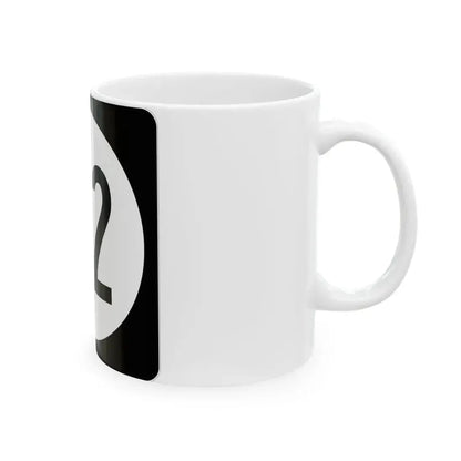 Iowa 112 (Iowa) (Road Sign) White Coffee Mug - Go Mug Yourself