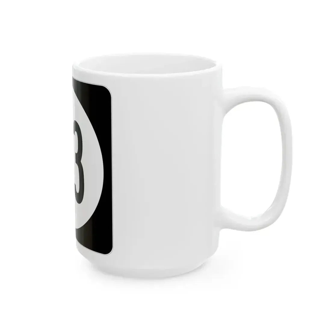 Iowa 113 (Iowa) (Road Sign) White Coffee Mug - Go Mug Yourself