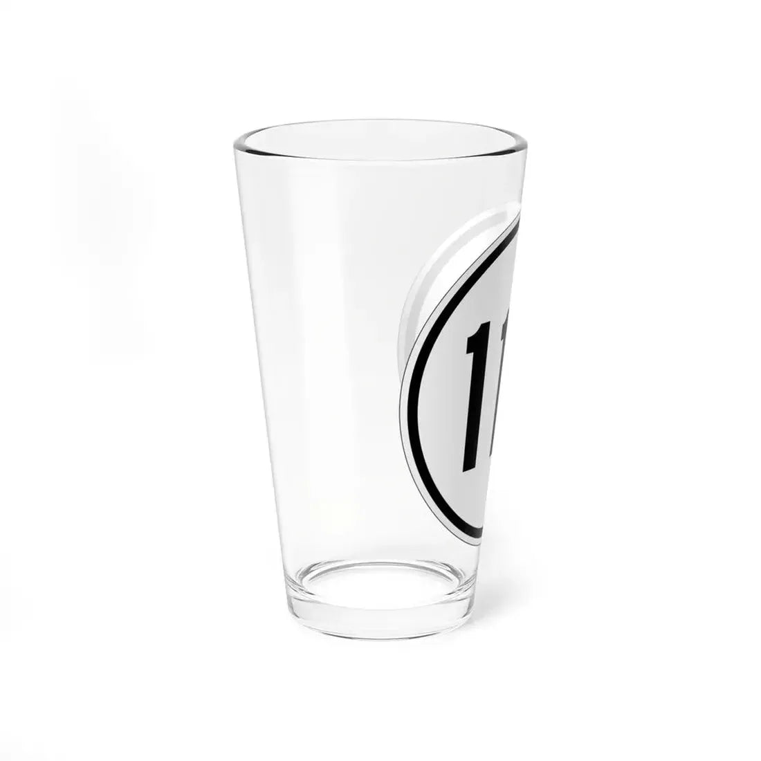 Iowa 114 1950 (Iowa) (Road Sign) Pint Glss 16oz - Go Mug Yourself