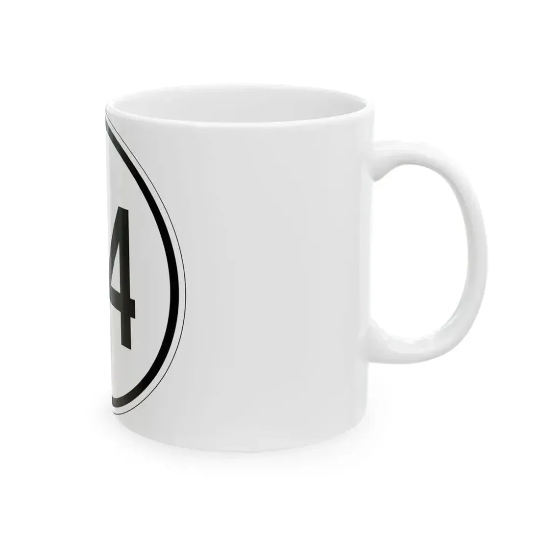 Iowa 114 1950 (Iowa) (Road Sign) White Coffee Mug - Go Mug Yourself