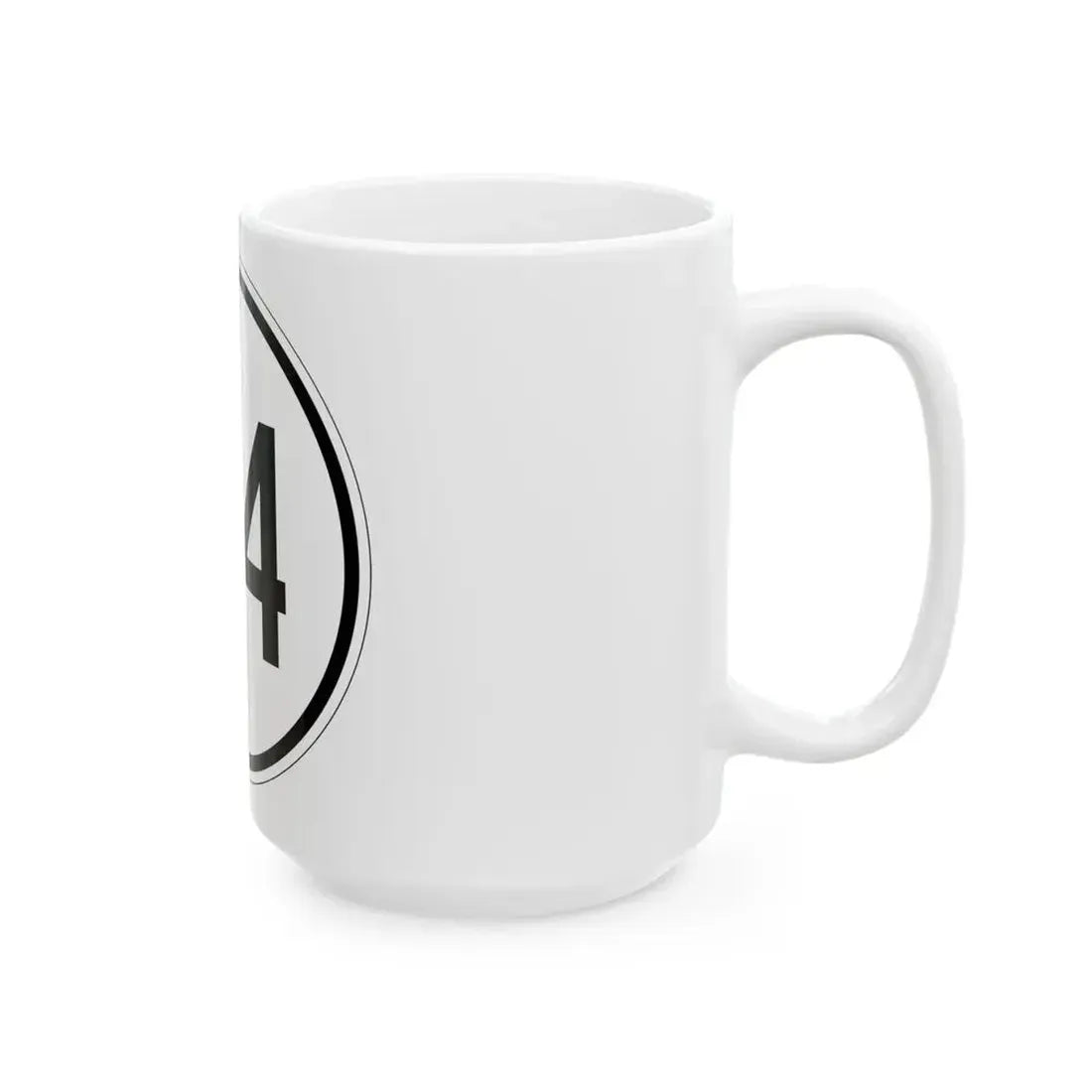 Iowa 114 1950 (Iowa) (Road Sign) White Coffee Mug - Go Mug Yourself